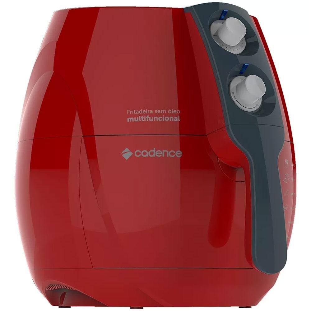Fritadeira Cadence FRT541 Colors Sem Óleo Vermelha - 110V Fritadeira Cadence FRT541 Colors Sem Óleo Vermelha - 110V