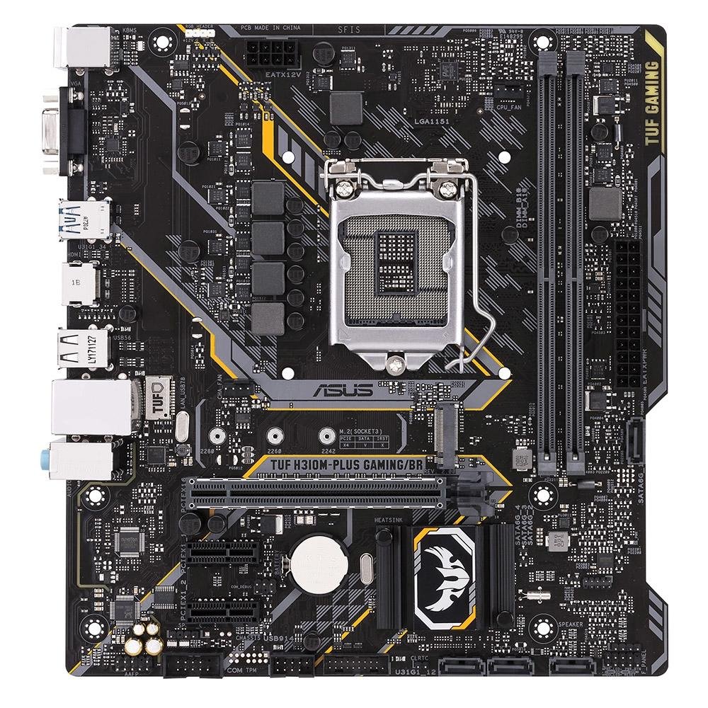 Placa-Mãe Asus TUF H310M-Plus Gaming/BR | KaBuM!