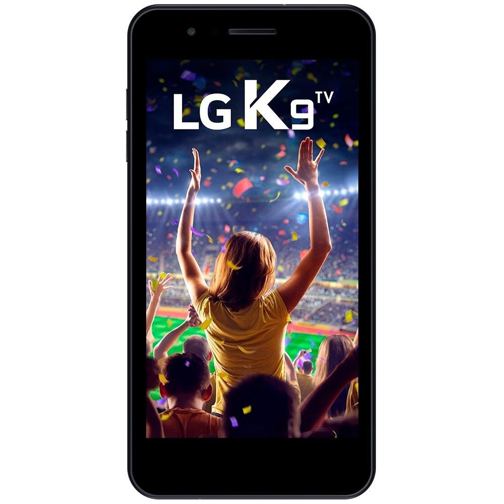 Smartphone LG K9, 16GB, 8MP, Tela 5´, TV Digital, Preto - X210 TV Smartphone LG K9, 16GB, 8MP, Tela 5´, TV Digital, Preto - X210 TV