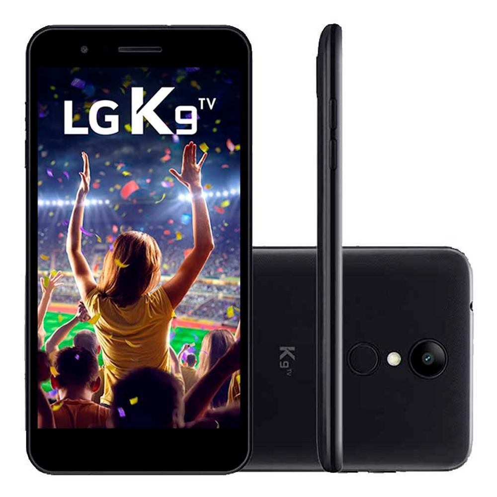 Smartphone LG K9, 16GB, 8MP, Tela 5´, TV Digital, Preto - X210 TV Smartphone LG K9, 16GB, 8MP, Tela 5´, TV Digital, Preto - X210 TV