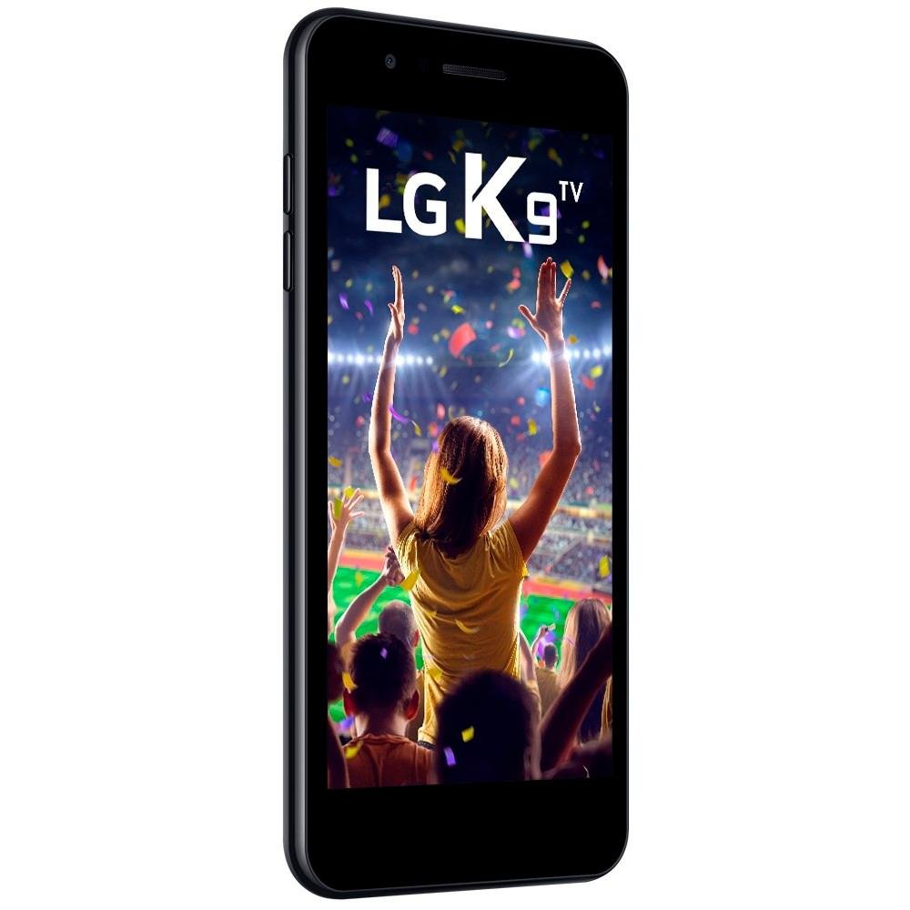 Smartphone LG K9, 16GB, 8MP, Tela 5´, TV Digital, Preto - X210 TV Smartphone LG K9, 16GB, 8MP, Tela 5´, TV Digital, Preto - X210 TV