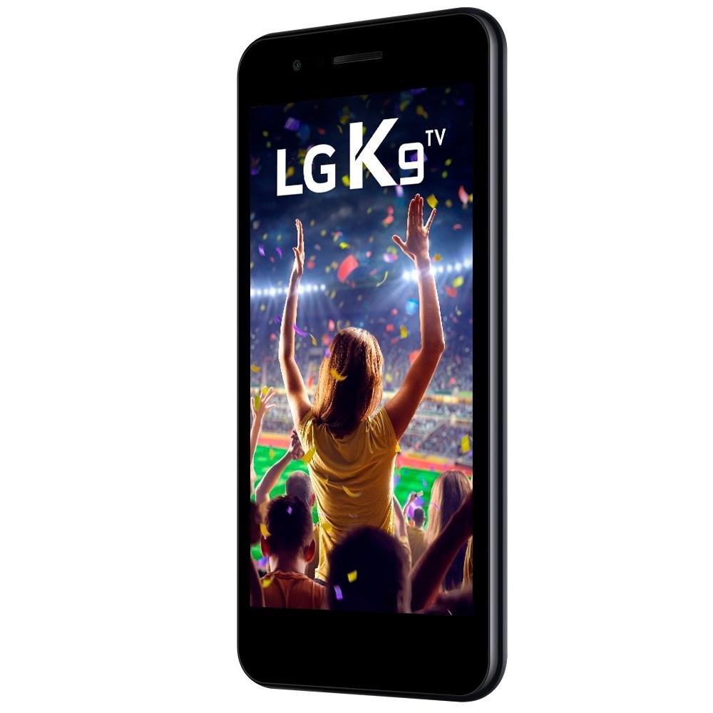 Smartphone LG K9, 16GB, 8MP, Tela 5´, TV Digital, Preto - X210 TV Smartphone LG K9, 16GB, 8MP, Tela 5´, TV Digital, Preto - X210 TV
