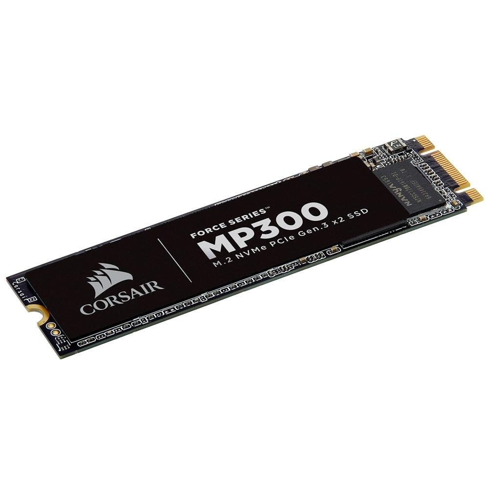 SSD Corsair Force Series MP300, 960GB, M.2 NVMe, Leitura 1600MB/s, Gravação 1080MB/s - CSSD-F960GBMP300