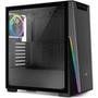 Gabinete NOX Infinity Sigma, RGB Rainbow, Lateral Vidro Temperado,Controlador de Fan, Preto - NXINFINTYSIGMA
