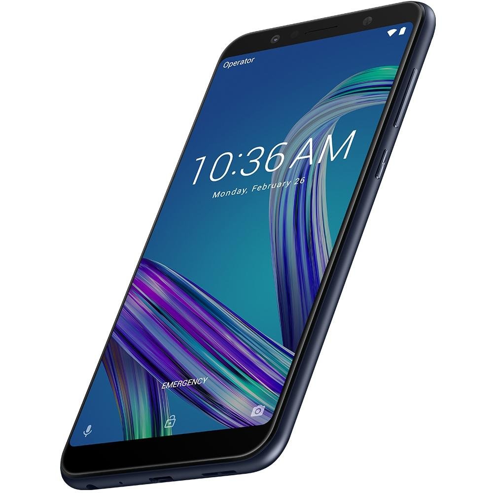 Smartphone Asus Zenfone Max Pro M1, 32GB, 13MP, Tela 6´, Preto - ZB602KL-4A110BR Smartphone Asus Zenfone Max Pro M1, 32GB, 13MP, Tela 6´, Preto - ZB602KL-4A110BR