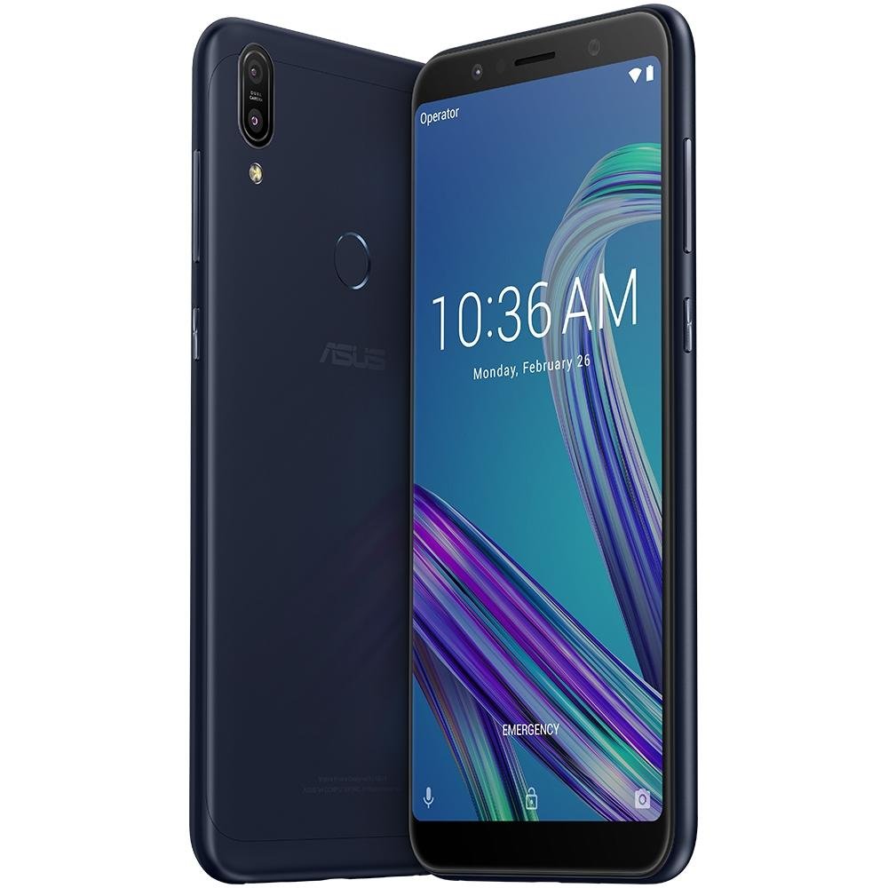 Smartphone Asus Zenfone Max Pro M1, 32GB, 13MP, Tela 6´, Preto - ZB602KL-4A110BR Smartphone Asus Zenfone Max Pro M1, 32GB, 13MP, Tela 6´, Preto - ZB602KL-4A110BR