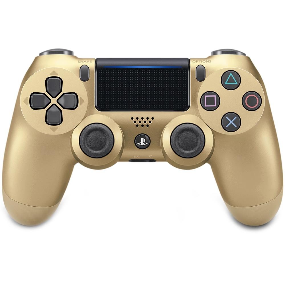 Controle Sony Dualshock 4 Sem fio PS4 Dourado