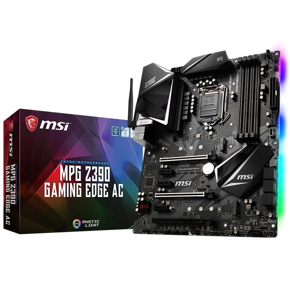 Placa-Mãe MSI Intel LGA 1151 MPG Z390 Gaming EDGE | KaBuM!