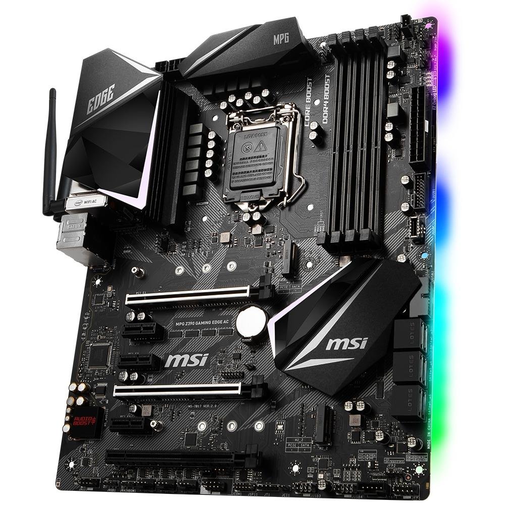 Placa-Mãe MSI Intel LGA 1151 MPG Z390 Gaming EDGE | KaBuM!
