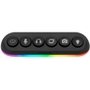 Hub USB Streamplify Deck 5, 5 Portas, USB 3.0, RGB, Preto - 75670