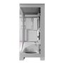Gabinete Gamer PCYES Forcefield Flow, Mid Tower, RGB, Lateral em Vidro, White Ghost - Gfffwg