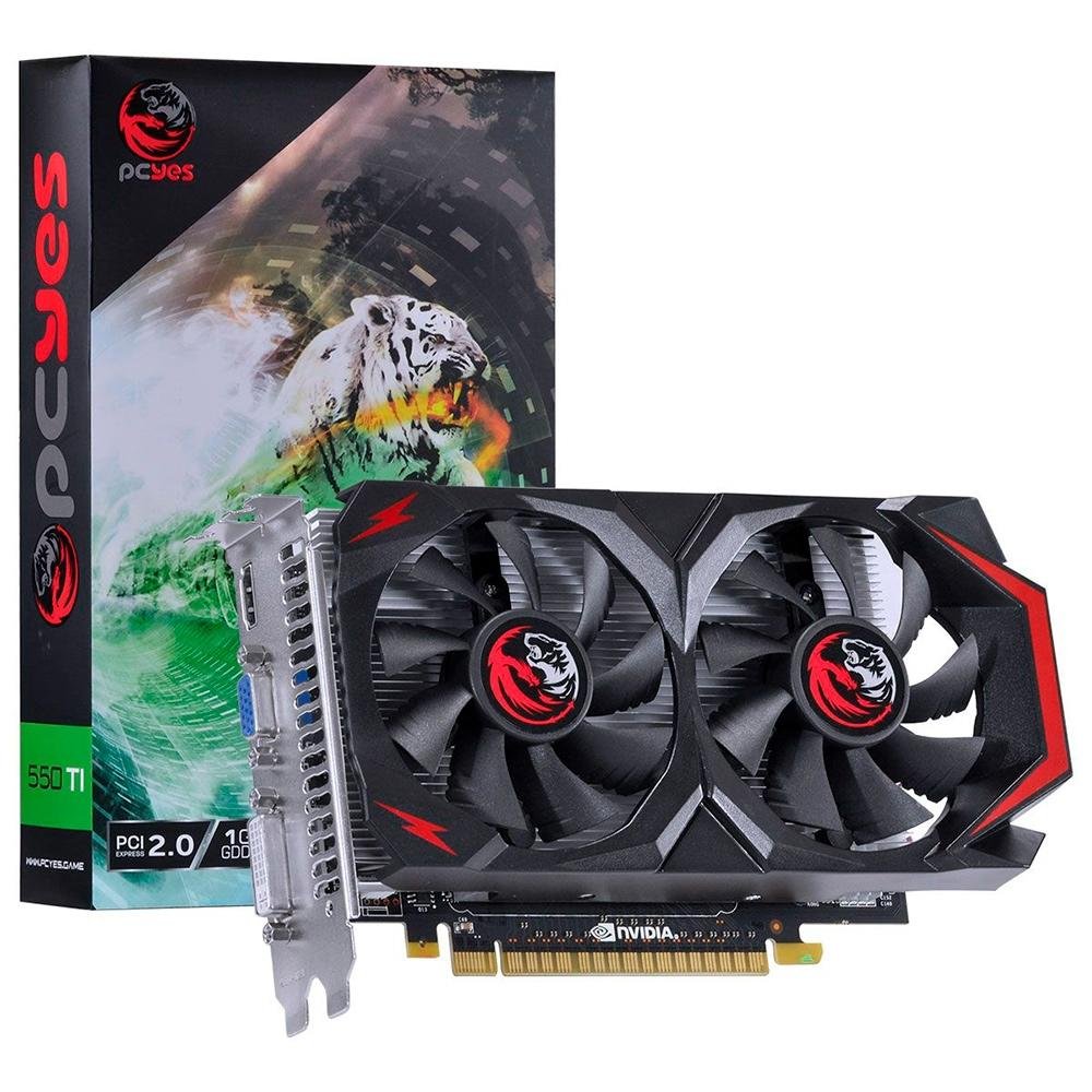 Placa de Vídeo VGA PCYes NVIDIA GeForce GTX 550 Ti | KaBuM!