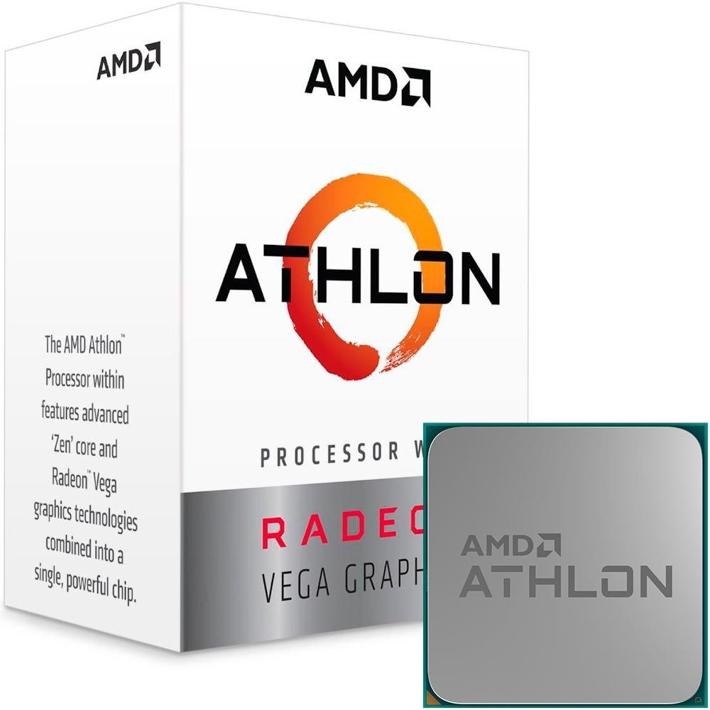 Processador AMD Athlon 200GE, Cache 5MB, 3.2GHz, AM4 - YD200GC6FBBOX