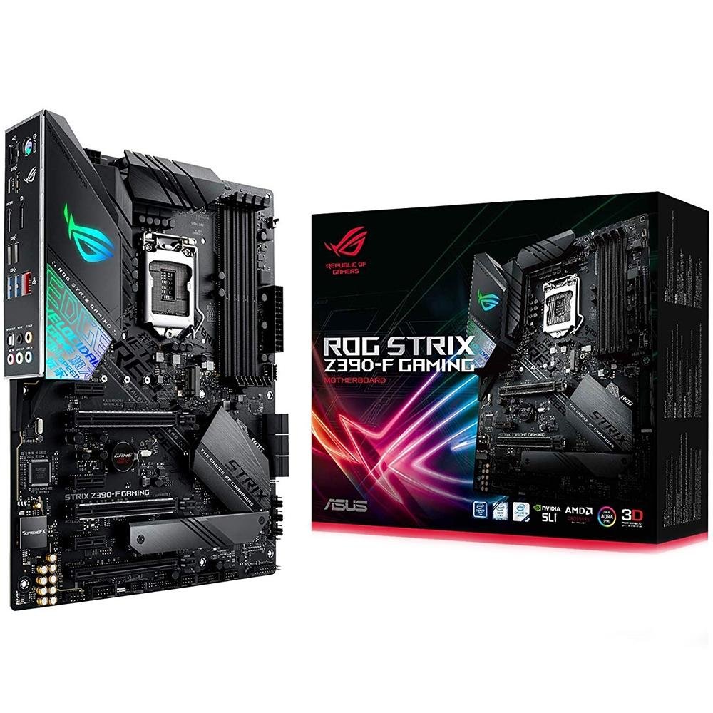 Placa-Mãe Asus para Intel - ROG STRIX Z390-F GAMING| KaBuM!