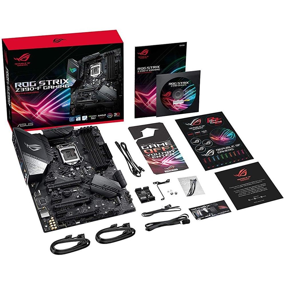Placa-Mãe Asus para Intel - ROG STRIX Z390-F GAMING| KaBuM!