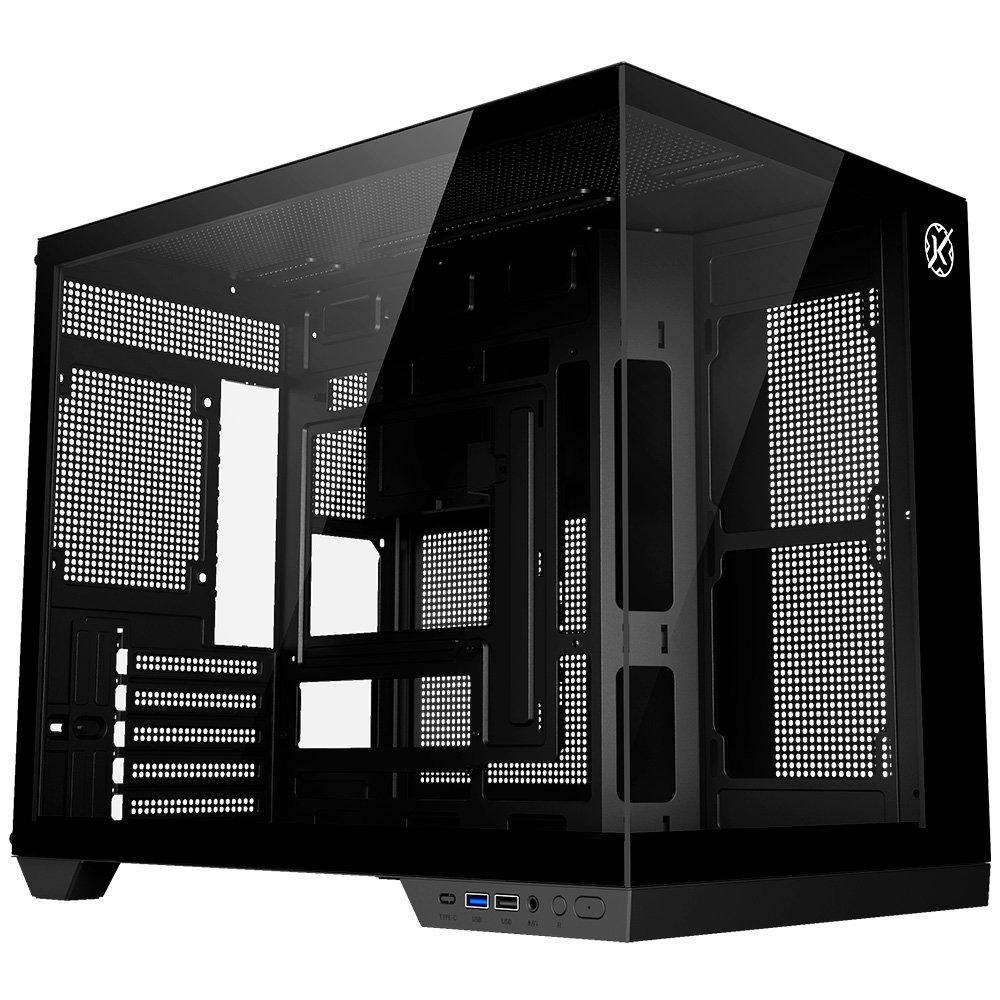 Gabinete Gamer Kalkan Saga, M-ATX, Mid Tower, Lateral em Vidro Temperado, Sem Fans, Preto - KLK00043 Gabinete Gamer Kalkan Saga, M-ATX, Mid Tower, Lateral em Vidro Temperado, Sem Fans, Preto - KLK00043