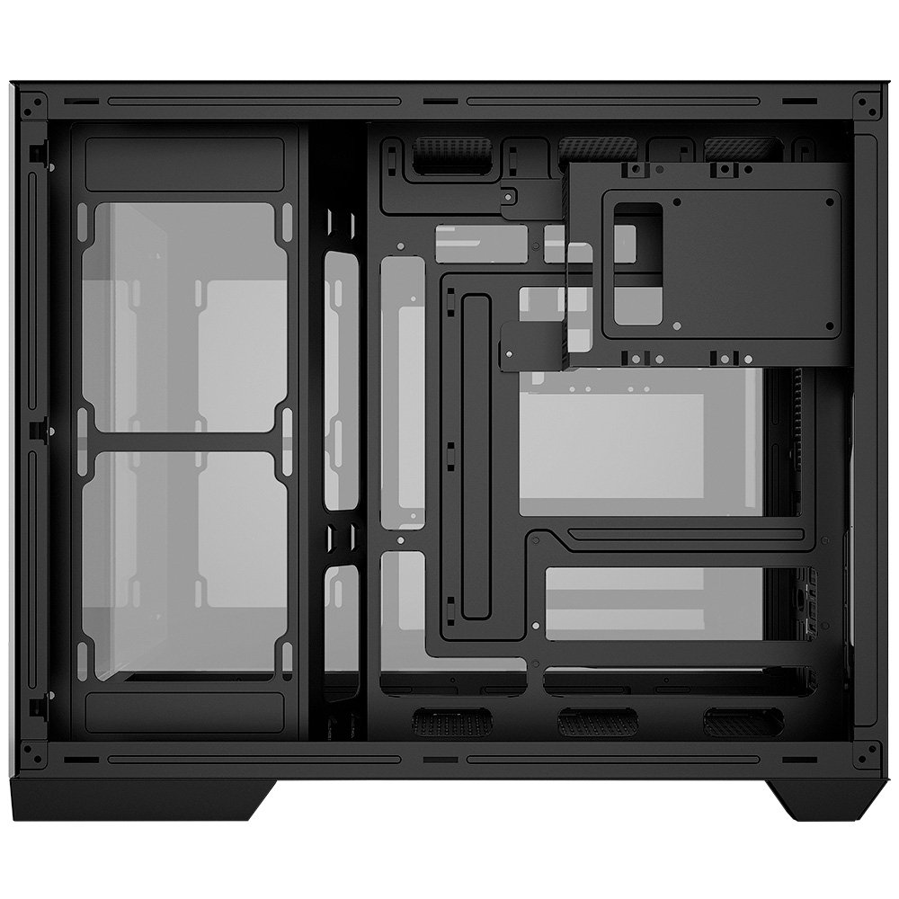 Gabinete Gamer Kalkan Saga, M-ATX, Mid Tower, Lateral em Vidro Temperado, Sem Fans, Preto - KLK00043 Gabinete Gamer Kalkan Saga, M-ATX, Mid Tower, Lateral em Vidro Temperado, Sem Fans, Preto - KLK00043