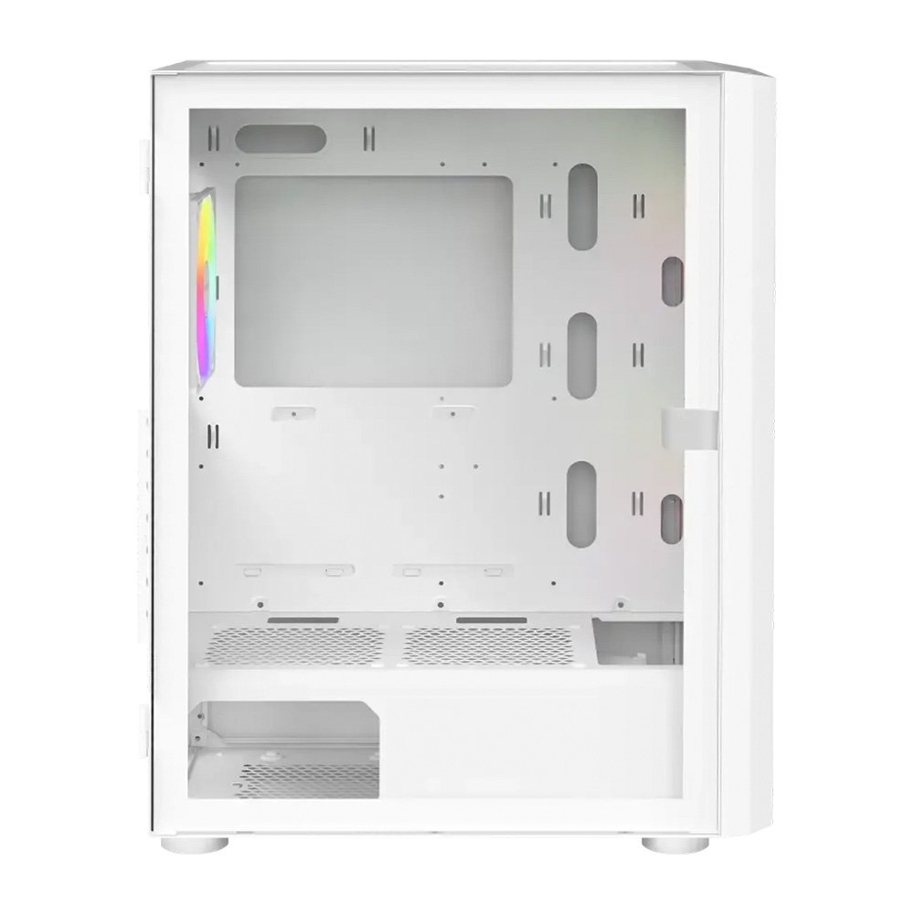 Gabinete Gamer X2 PLUS, Mid Tower, Lateral em Vidro, 3X Fans, Branco - X2PLUSB Gabinete Gamer X2 PLUS, Mid Tower, Lateral em Vidro, 3X Fans, Branco - X2PLUSB