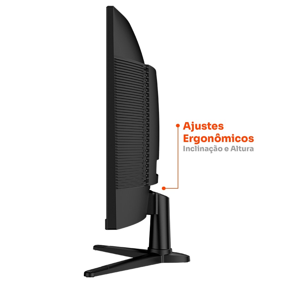 Monitor Gamer Curvo Husky Boreal 24", FHD, 240Hz, 1ms, Adaptive Sync, VA, DisplayPort e HDMI, HDR - HMG00524PT Monitor Gamer Curvo Husky Boreal 24", FHD, 240Hz, 1ms, Adaptive Sync, VA, DisplayPort e HDMI, HDR - HMG00524PT