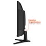 Monitor Gamer Curvo Husky Boreal 24", FHD, 240Hz, 1ms, Adaptive Sync, VA, DisplayPort e HDMI, HDR - HMG00524PT