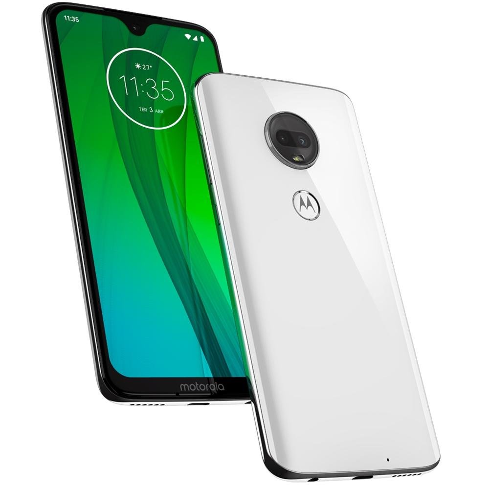 Smartphone Motorola Moto G7, 64GB, 12MP, Tela 6.2´, Polar - XT1962-4 Smartphone Motorola Moto G7, 64GB, 12MP, Tela 6.2´, Polar - XT1962-4
