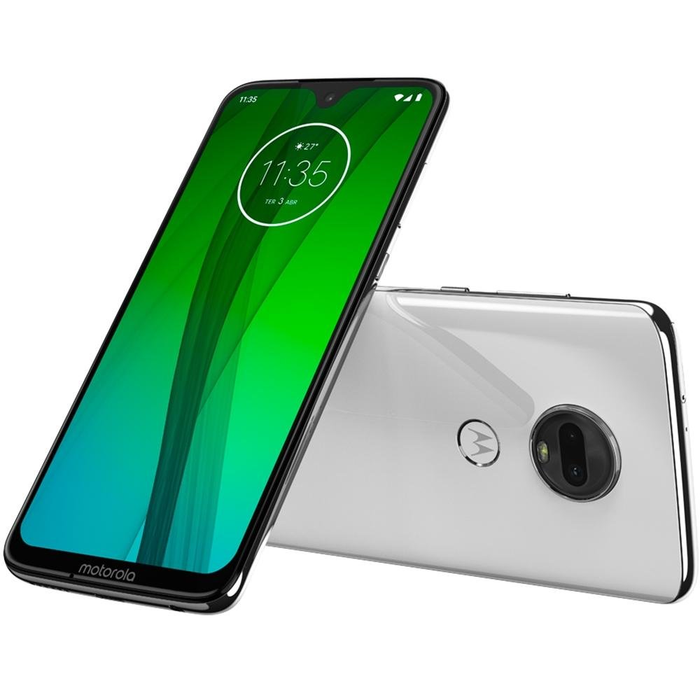 Smartphone Motorola Moto G7, 64GB, 12MP, Tela 6.2´, Polar - XT1962-4 Smartphone Motorola Moto G7, 64GB, 12MP, Tela 6.2´, Polar - XT1962-4