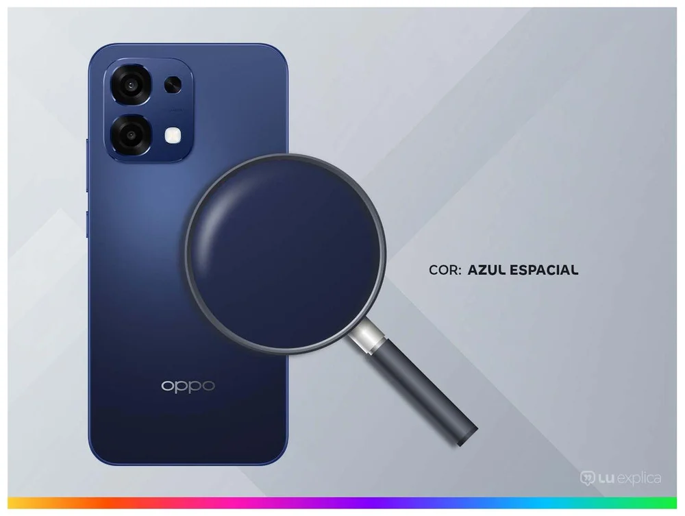 Smartphone OPPO A6 Pro 5G, 256GB, 8GB RAM, Câmera Dupla 50MP+2MP, Frontal 16MP, Tela 6.57", Azul Espacial Smartphone OPPO A6 Pro 5G, 256GB, 8GB RAM, Câmera Dupla 50MP+2MP, Frontal 16MP, Tela 6.57", Azul Espacial