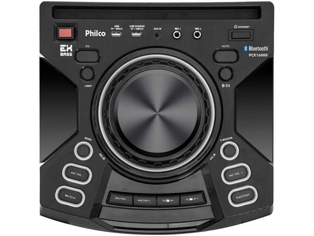 Caixa de Som Acústica Philco, Bluetooth, 1600W RMS, Bivolt, Preto - PCX16000