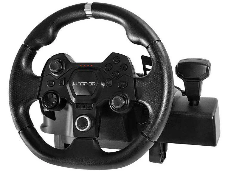 Volante Multi Warrior Artaxes Force Plataforma, Com Pedais e Cambio, Compatível PS4, PS3, Xbox One, PC, Nintendo Switch - JS090 Volante Multi Warrior Artaxes Force Plataforma, Com Pedais e Cambio, Compatível PS4, PS3, Xbox One, PC, Nintendo Switch - JS090