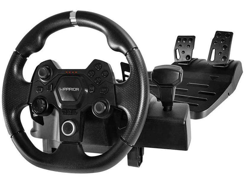 Volante Multi Warrior Artaxes Force Plataforma, Com Pedais e Cambio, Compatível PS4, PS3, Xbox One, PC, Nintendo Switch - JS090 Volante Multi Warrior Artaxes Force Plataforma, Com Pedais e Cambio, Compatível PS4, PS3, Xbox One, PC, Nintendo Switch - JS090