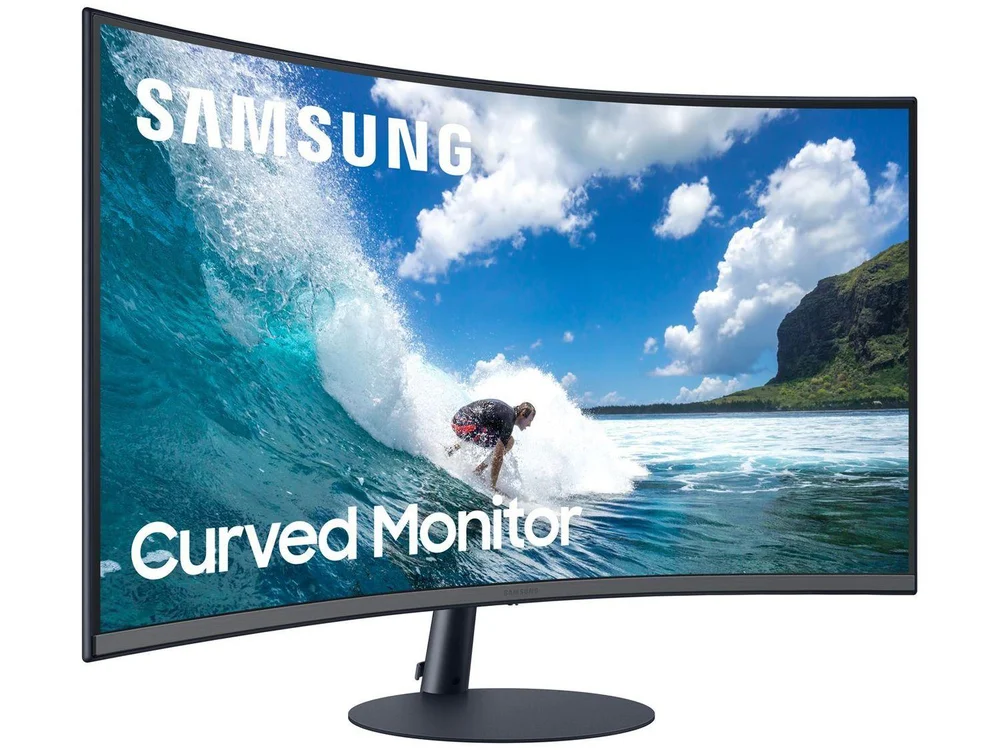 Monitor Curvo Samsung 32" FHD, speaker, HDMI, DP, VGA, 75hz, Freesync, CT550 Monitor Curvo Samsung 32" FHD, speaker, HDMI, DP, VGA, 75hz, Freesync, CT550