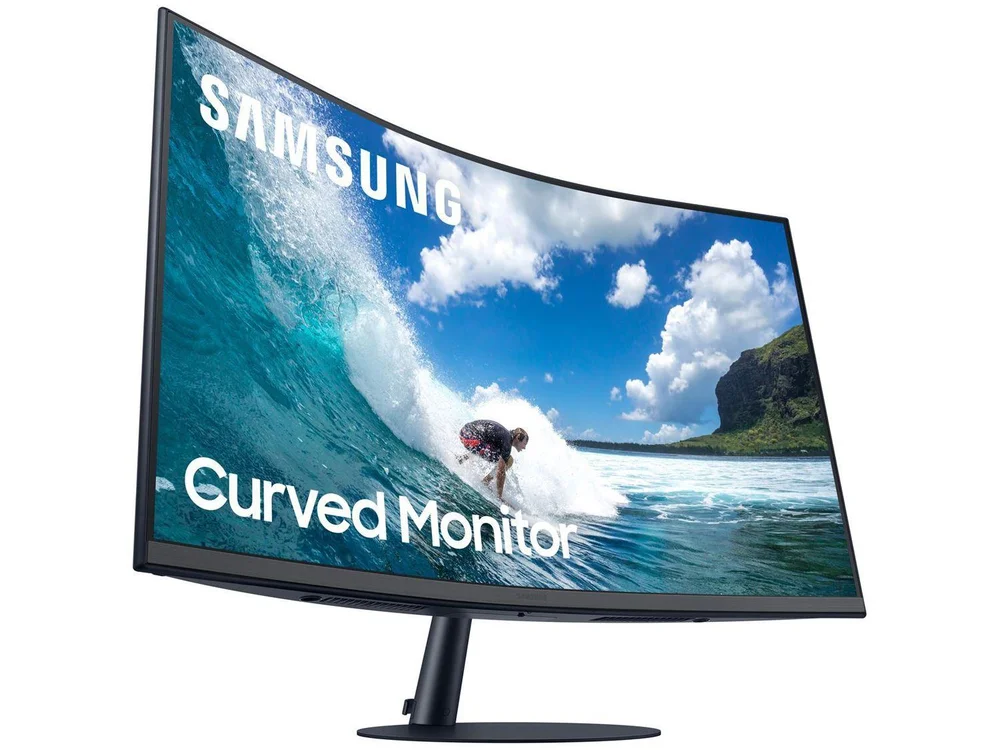 Monitor Curvo Samsung 32" FHD, speaker, HDMI, DP, VGA, 75hz, Freesync, CT550 Monitor Curvo Samsung 32" FHD, speaker, HDMI, DP, VGA, 75hz, Freesync, CT550