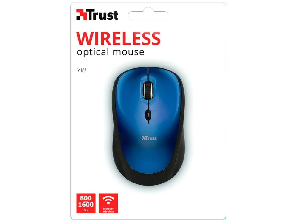 Mouse Trust Yvi T19663 1600 Dpi Kabum