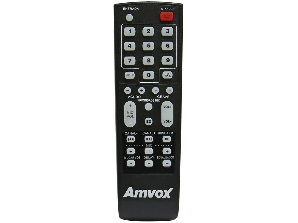 Caixa Amplificada Amvox 480w Aca 480 Preta - Bivolt Caixa Amplificada Amvox 480w Aca 480 Preta - Bivolt