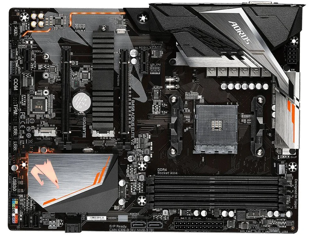 マザーボード GIGABYTE B450 AORUS ELITE V2 PlacaMe Gigabyte B450 Aorus Elite V2 AMD AM4 DDR4