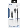 Cabo Trust Micro-usb Duo Charge Cable Gxt 222 - Ps4