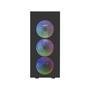 Gabinete Gamer K-mex, Asgard Ritmico, RGB, ATX, 3 FANs, Preto - CG-05Z5