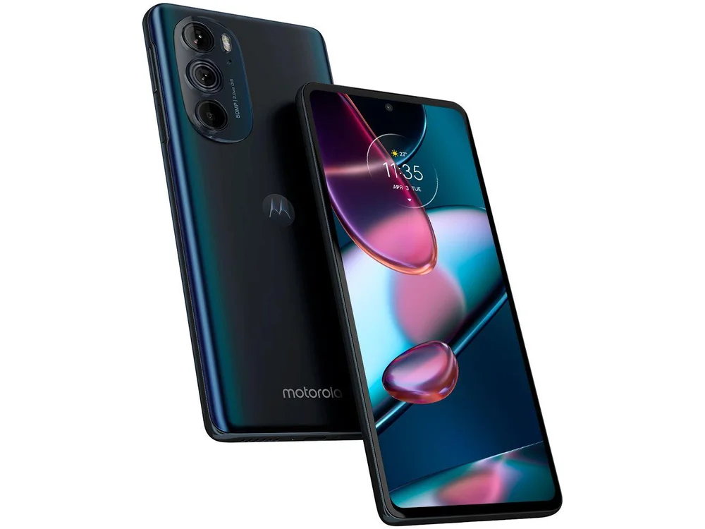 Smartphone Motorola Edge 30 Pro 256GB Azul | KaBuM!