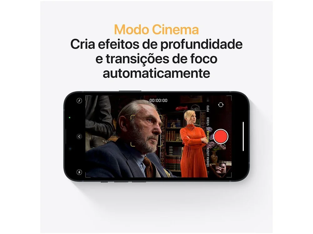 Apple iPhone 13, 512GB, Meia-Noite, Tela 6.1