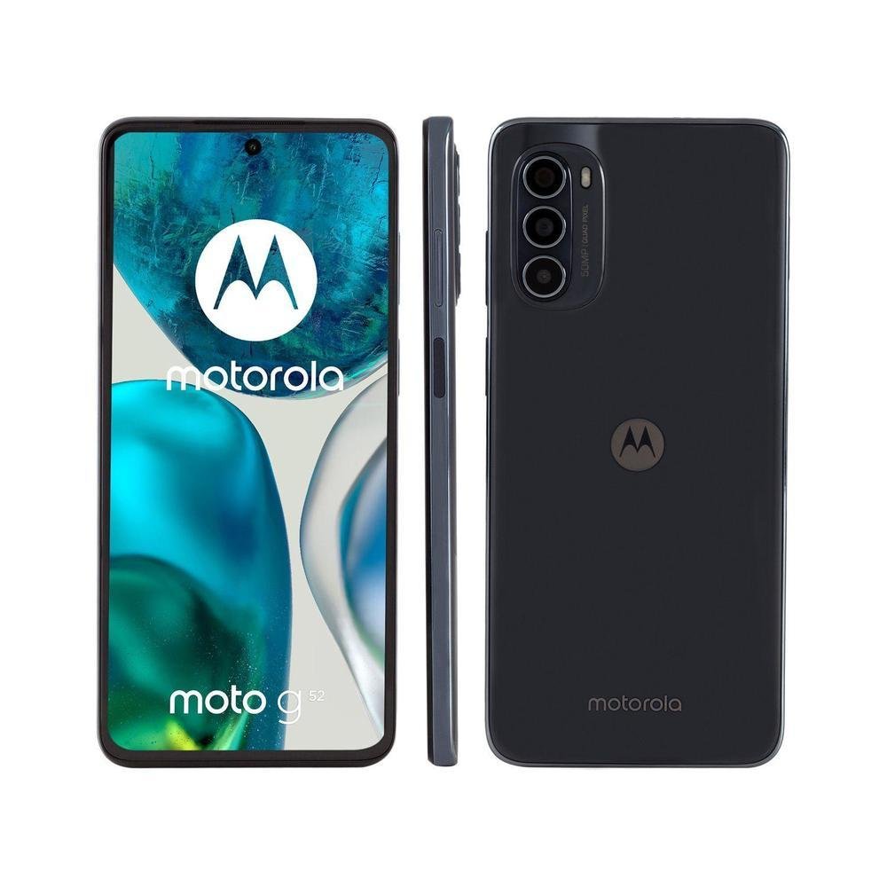 Smartphone Motorola Moto G52 128GB Preto 4G Octa-C