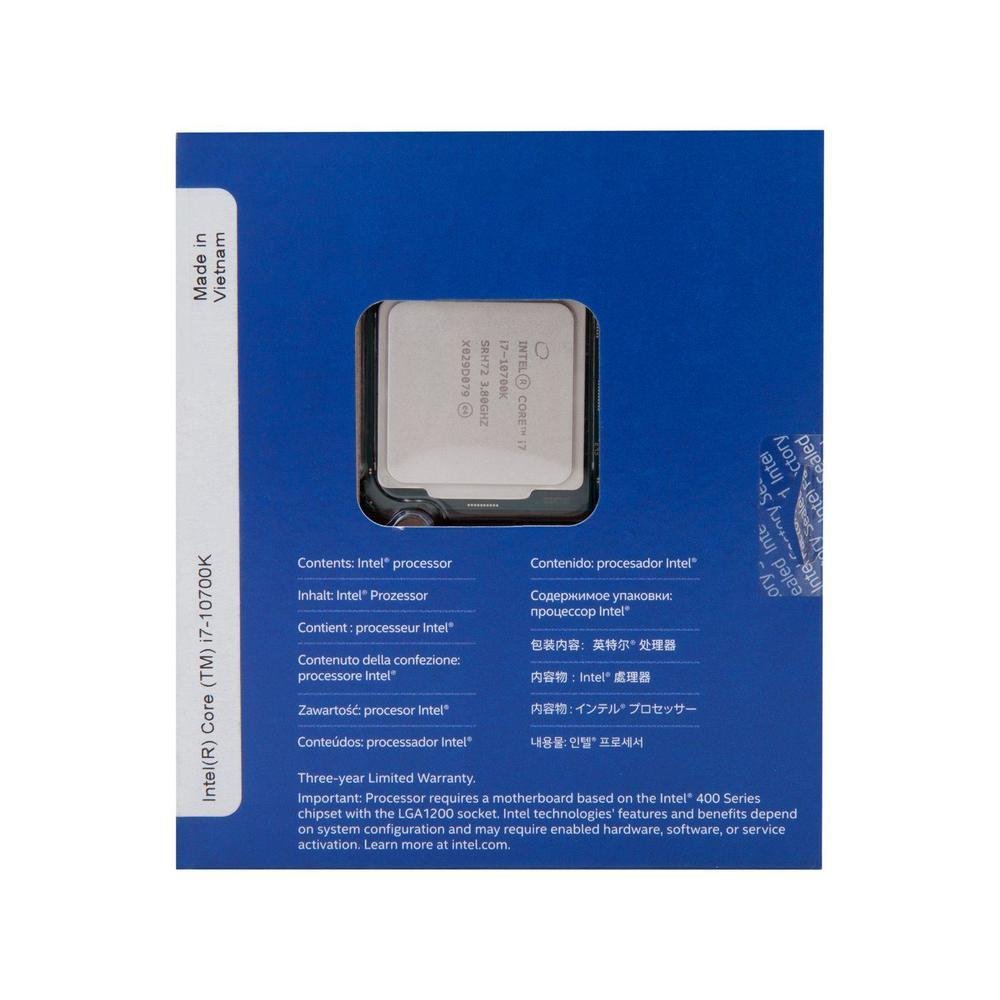 Processador Intel Core i7 10700K 3.80GHz