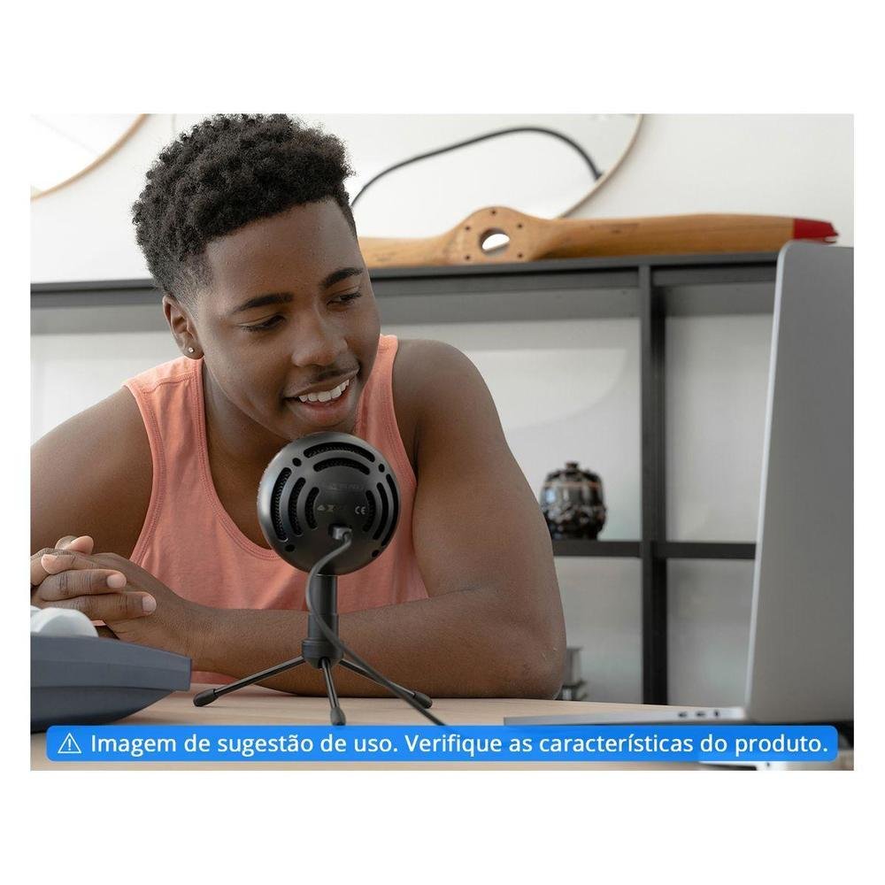 Microfone Condensador Streaming Blue