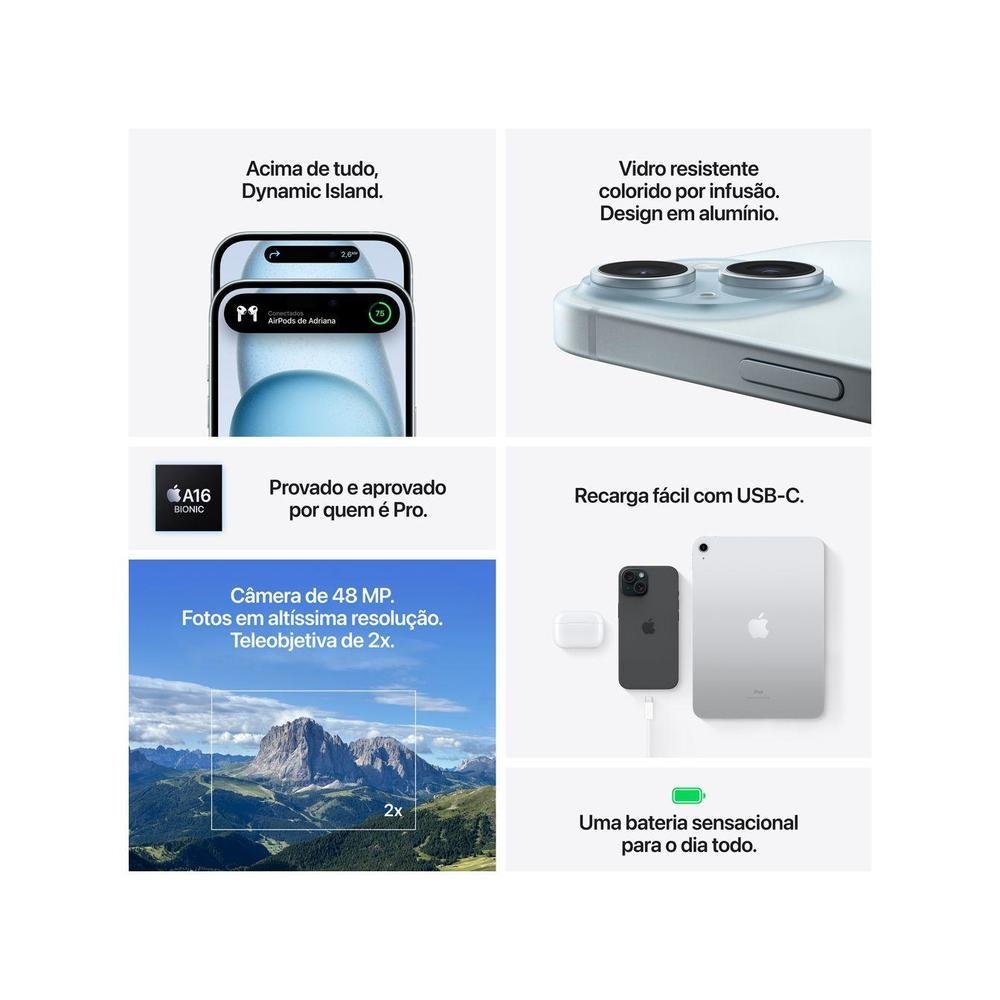 Apple iPhone 15 Plus 256GB Verde 6,7