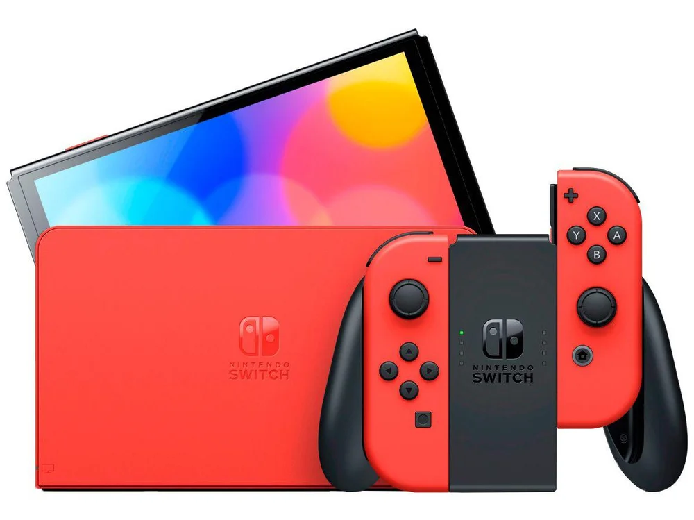 Console Nintendo Switch Oled 64GB 1x Joycon KaBuM