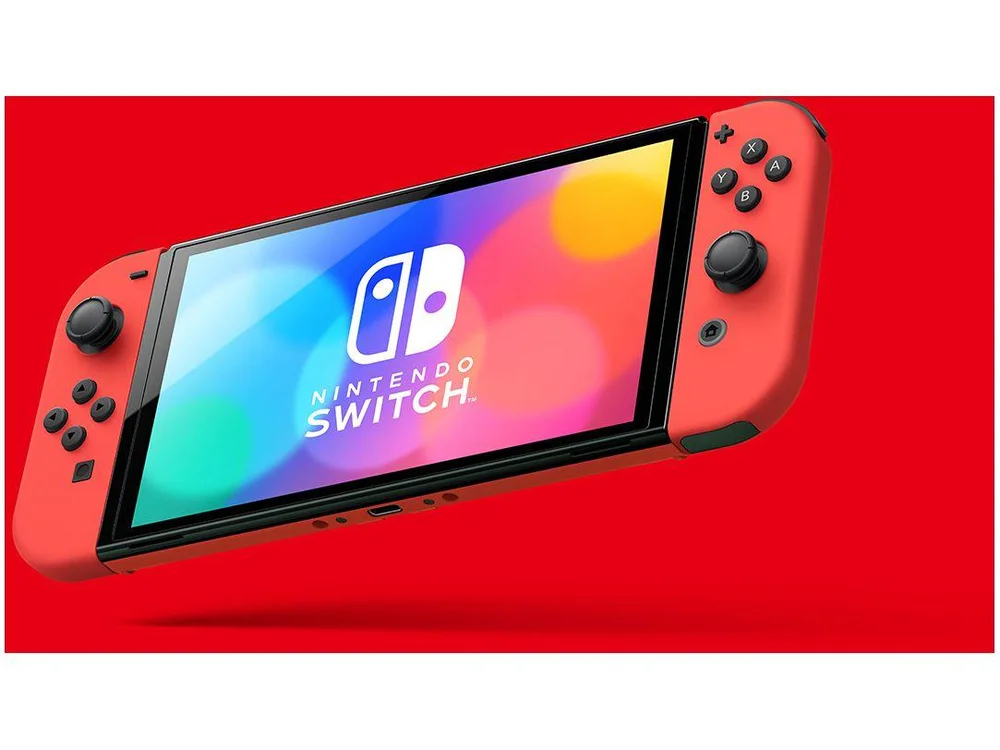 Console Nintendo Switch Oled 64GB 1x Joycon KaBuM