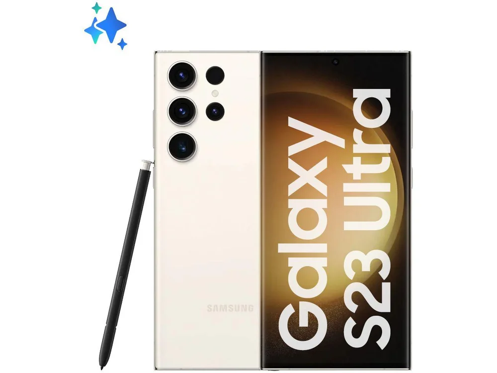 【美品】Samsung Galaxy S23 Ultra クリーム 512GB Smartphone Samsung Galaxy S23 Ultra 512gb Creme - Aceitável スマートフォン本体