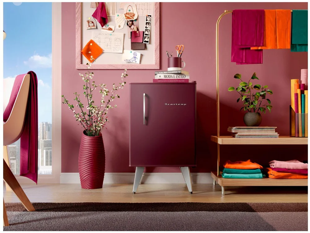 Frigobar Brastemp 76L Marsála Retrô BRA08HG