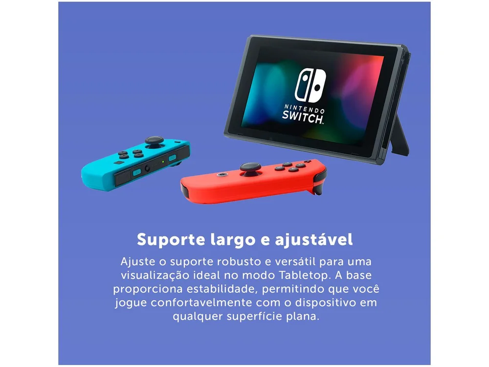 Nintendo Switch Bundle Console + Jogo Digital Mario Kart 8 Deluxe 32 GB 3 Meses de Assinatura