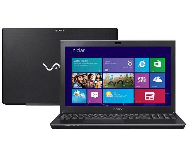 Notebook Sony VAIO SVS15125CBB c/ Intel Core i7