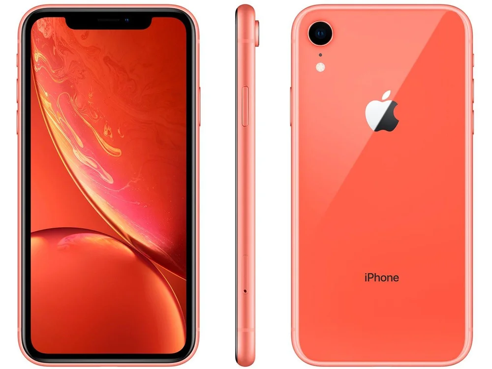 iPhone XR Apple 64GB Coral 6,1” 12MP iOS